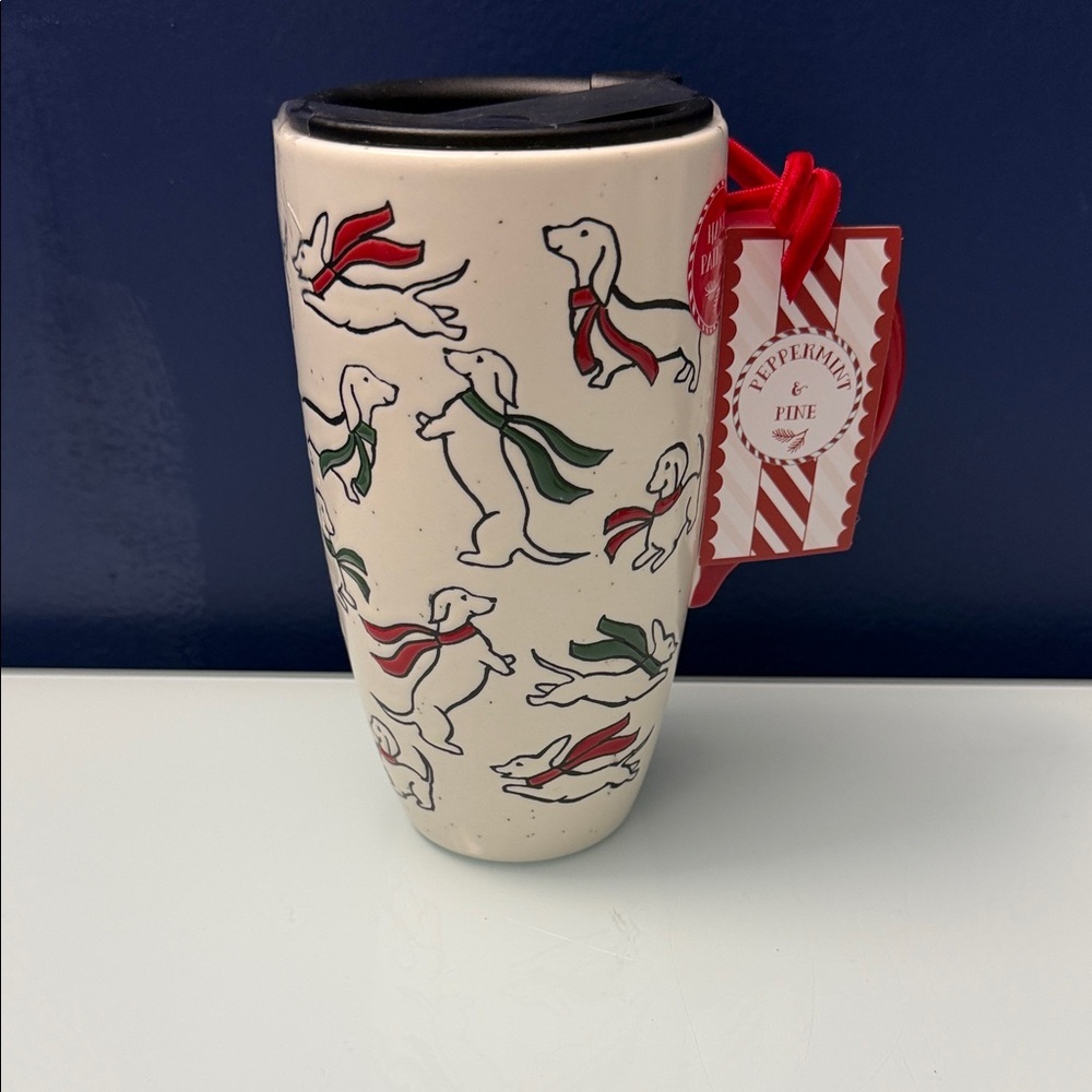 NWT Christmas Dachshund Mug